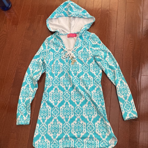 MacBeth Collection Hooded Swim Cover Up - Picture 7 of 7